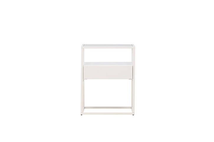 Venture Home Fortaleza Sidobord 40 x 40 Vit