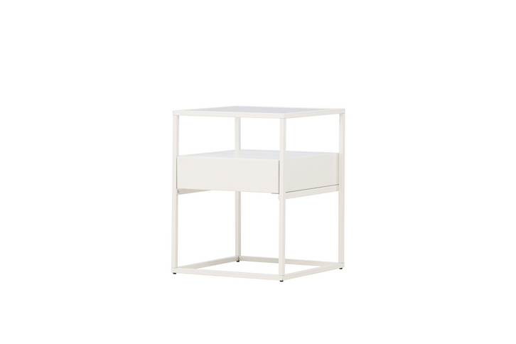 Venture Home Fortaleza Sidobord 40 x 40 Vit