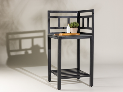 Venture Home Alicante Utekök Svart 60 × 60 × 128 cm