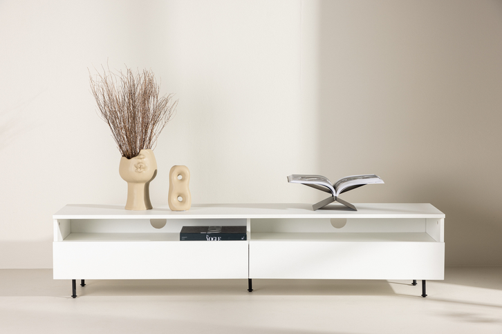 Venture Home Navarra TV-bänk 180 x 40 Vit