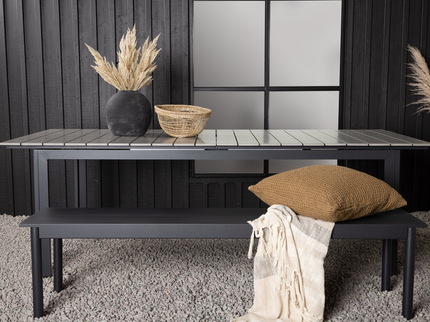 Venture Home Levels Rektangulärt Matbord Utomhus Svart 75 x 229 x 100