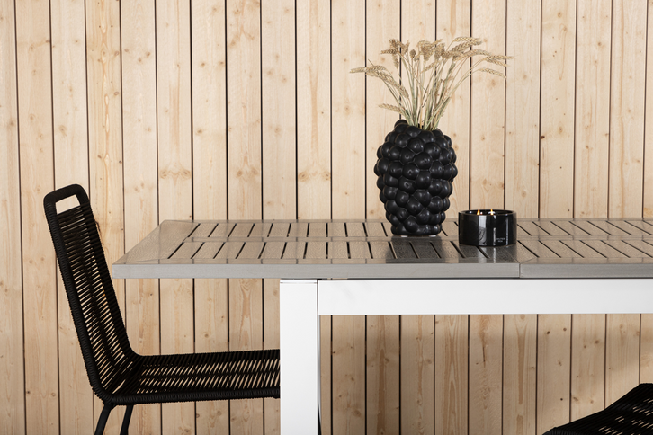 Venture Home Albany Rektangulärt Matbord Utomhus Vit 74 x 152 x 90