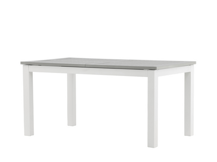 Venture Home Albany Rektangulärt Matbord Utomhus Vit 74 x 152 x 90