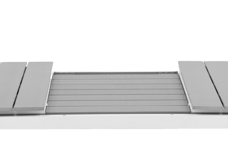 Venture Home Levels Rektangulärt Matbord Utomhus Vit 75 x 160 x 100