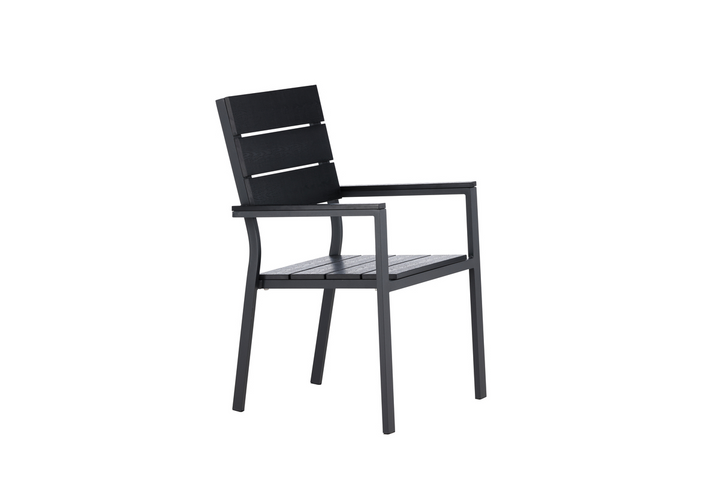 Venture Home Levels Matstolar 2-pack Svart Utomhus