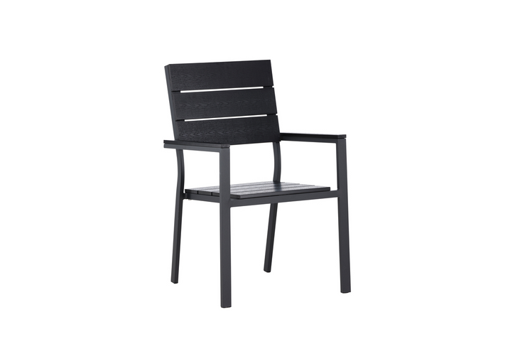 Venture Home Levels Matstolar 2-pack Svart Utomhus