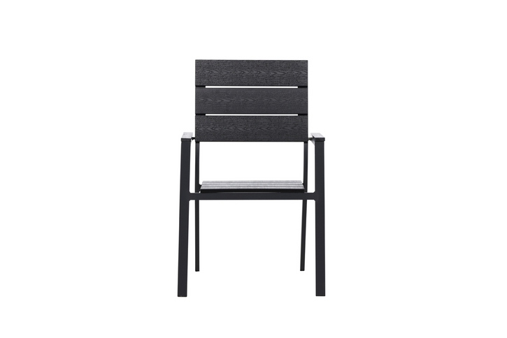 Venture Home Levels Matstolar 2-pack Svart Utomhus