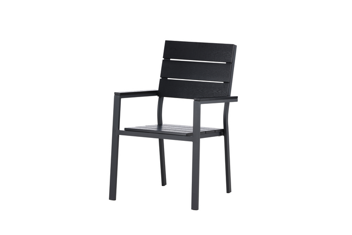 Venture Home Levels Matstolar 2-pack Svart Utomhus