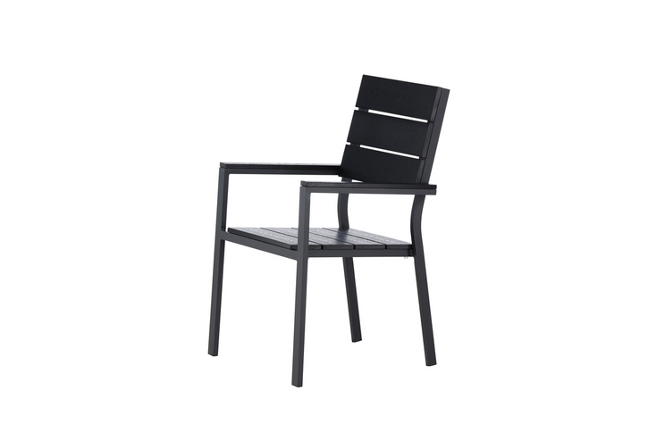 Venture Home Levels Matstolar 2-pack Svart Utomhus