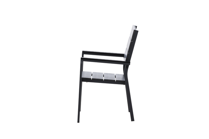 Venture Home Levels Matstolar 2-pack Svart Utomhus