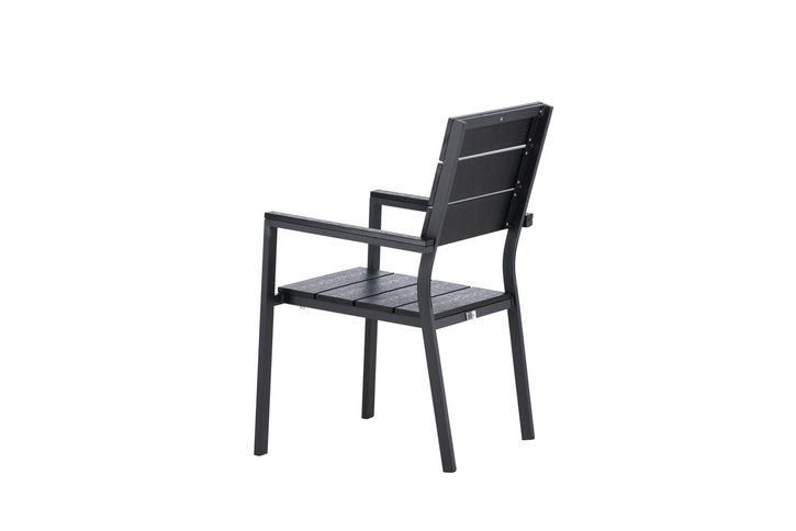 Venture Home Levels Matstolar 2-pack Svart Utomhus