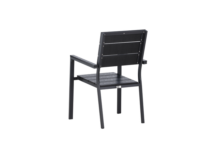Venture Home Levels Matstolar 2-pack Svart Utomhus