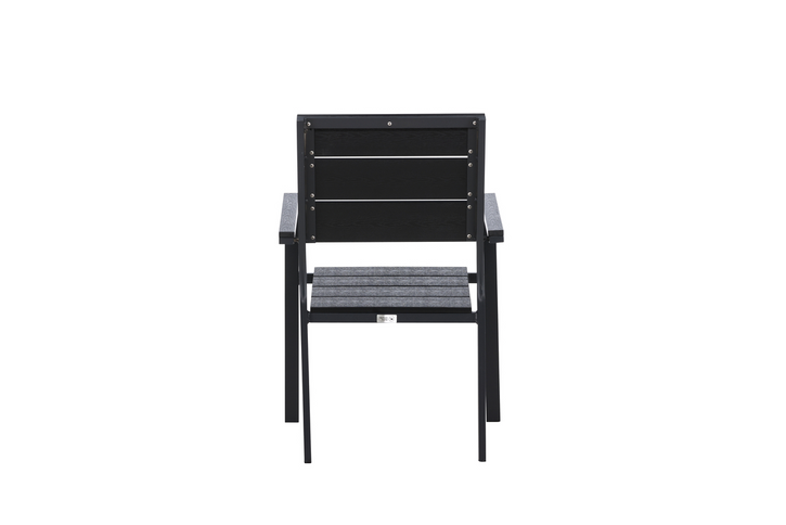 Venture Home Levels Matstolar 2-pack Svart Utomhus