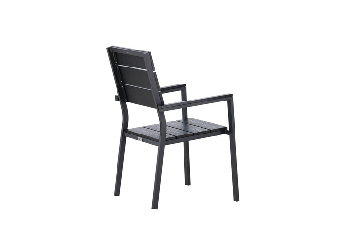 Venture Home Levels Matstolar 2-pack Svart Utomhus