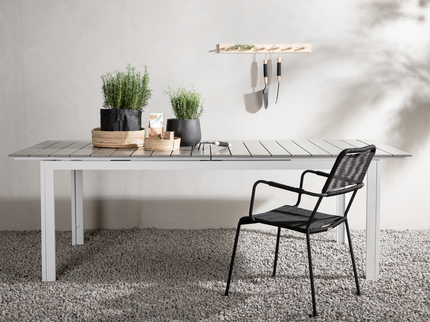 Venture Home Levels Rektangulärt Matbord Utomhus Vit 75 x 229 x 100