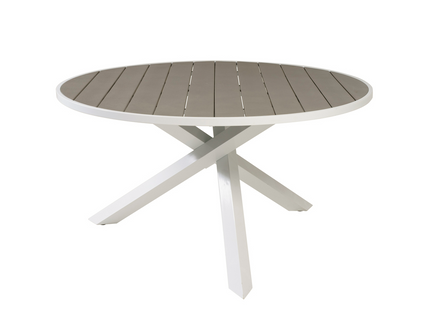 Venture Home Parma Runt Matbord Utomhus Vit