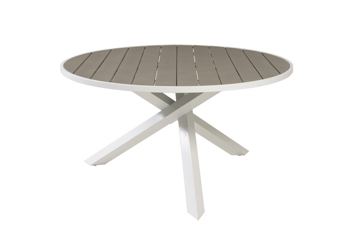 Venture Home Parma Runt Matbord Utomhus Vit