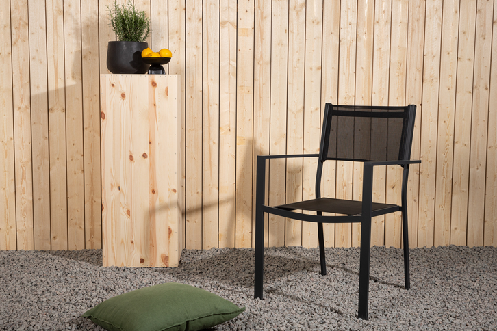 Venture Home Copacabana Matstolar 2-pack Svart Utomhus