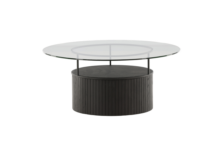 Furniture Fashion Bovall Soffbord Ø90 Svart