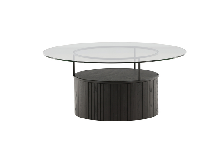 Furniture Fashion Bovall Soffbord Ø90 Svart