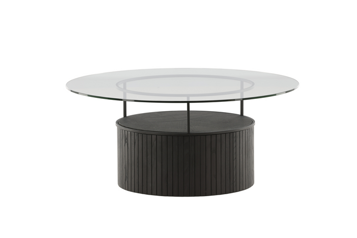 Furniture Fashion Bovall Soffbord Ø90 Svart