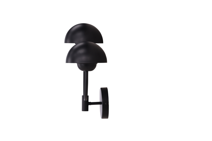 Vind Lyckorna Vägglampa Svart