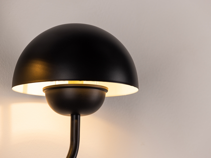 Vind Lyckorna Vägglampa Svart