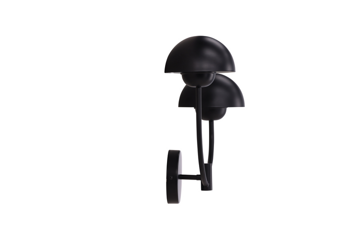 Vind Lyckorna Vägglampa Svart