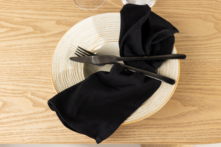 Venture Home Wabi Sabi Tygservetter 2-pack Svart