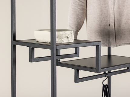 Venture Home Staal Klädhängare 35 x 188 Svart