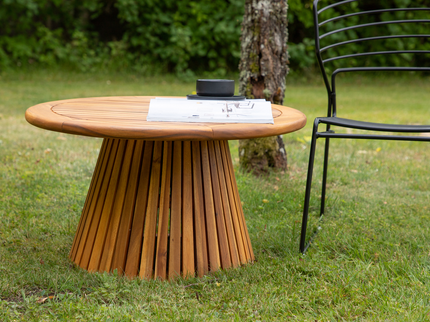 Venture Home Lumpur Soffbord Ø70 Natur Utomhus