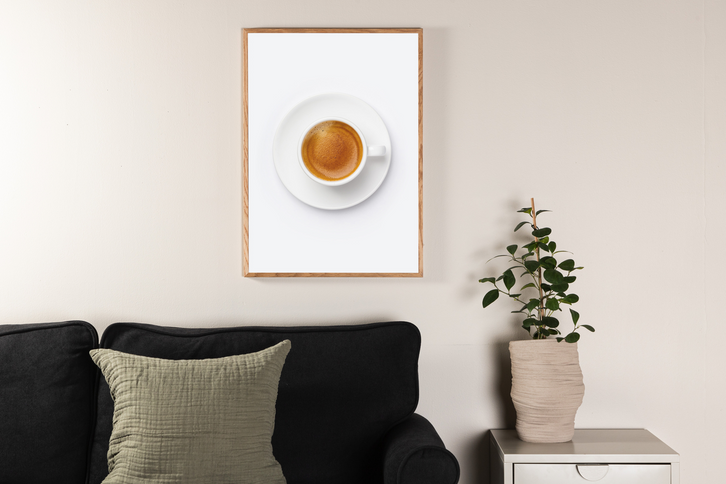 Venture Home Skimmed Coffee Poster Brun