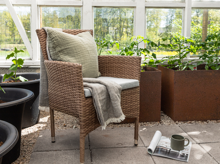 Venture Home Malina Matstolar 2-Pack Natur Utomhus