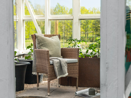 Venture Home Malina Matstolar 2-Pack Natur Utomhus