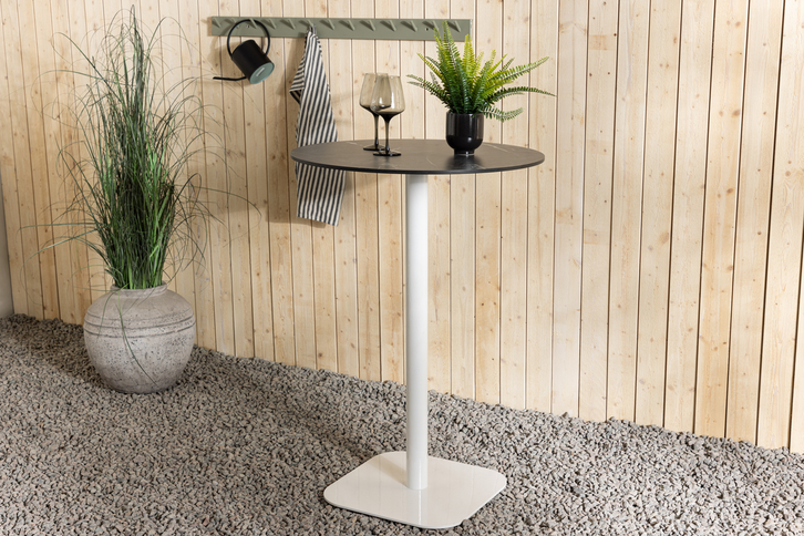Venture Home Milano Barbord Utomhus Ø70 Vit