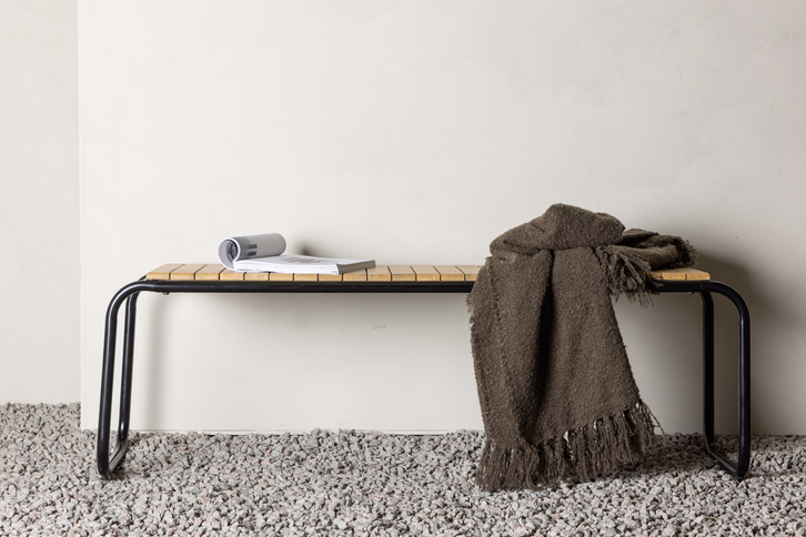 Venture Home Holmbeck Bänk 136 x 40 Natur Utomhus