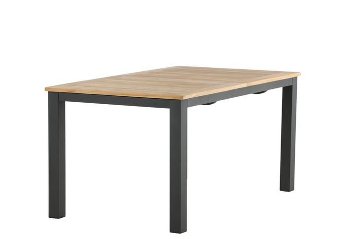 Venture Home Panama Rektangulärt Matbord Utomhus Svart 75 x 210 x 90