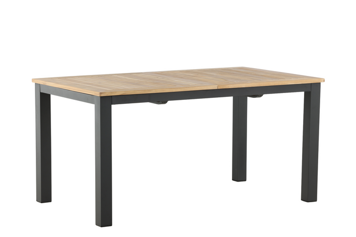 Venture Home Panama Rektangulärt Matbord Utomhus Svart 75 x 210 x 90
