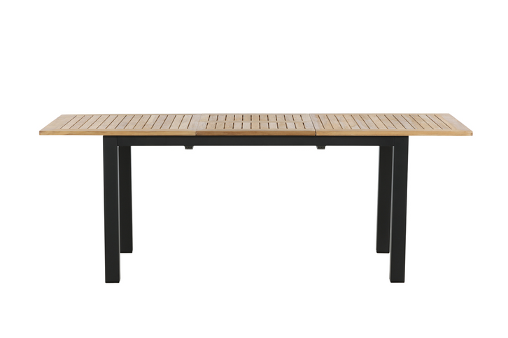 Venture Home Panama Rektangulärt Matbord Utomhus Svart 75 x 210 x 90