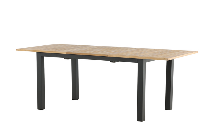 Venture Home Panama Rektangulärt Matbord Utomhus Svart 75 x 210 x 90