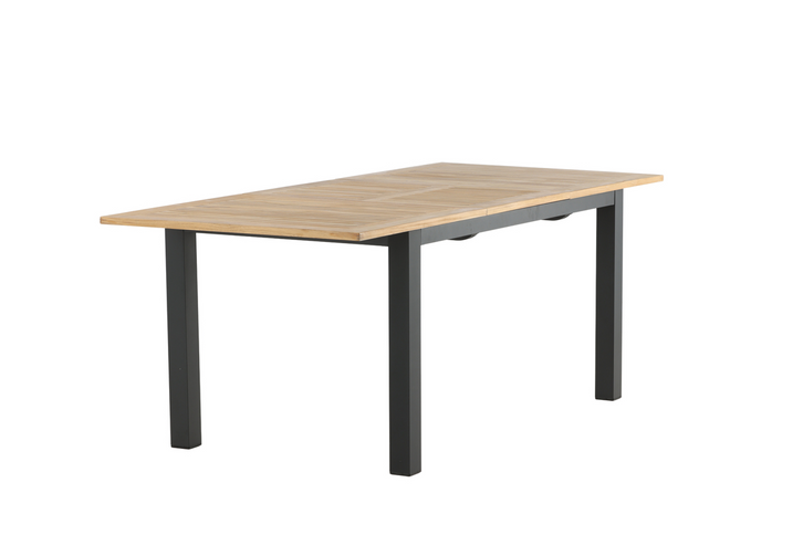 Venture Home Panama Rektangulärt Matbord Utomhus Svart 75 x 210 x 90