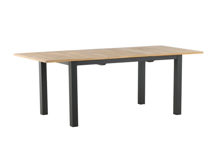 Venture Home Panama Rektangulärt Matbord Utomhus Svart 75 x 210 x 90