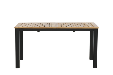 Venture Home Panama Rektangulärt Matbord Utomhus Svart 75 x 210 x 90