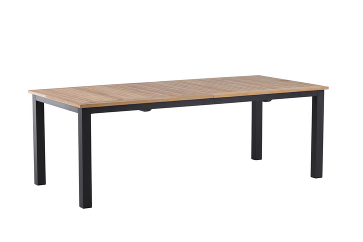 Venture Home Panama Rektangulärt Matbord Utomhus Svart 75 x 224 x 100
