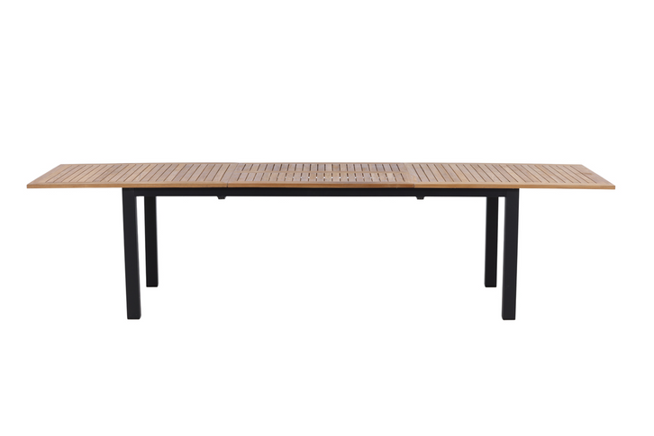 Venture Home Panama Rektangulärt Matbord Utomhus Svart 75 x 224 x 100