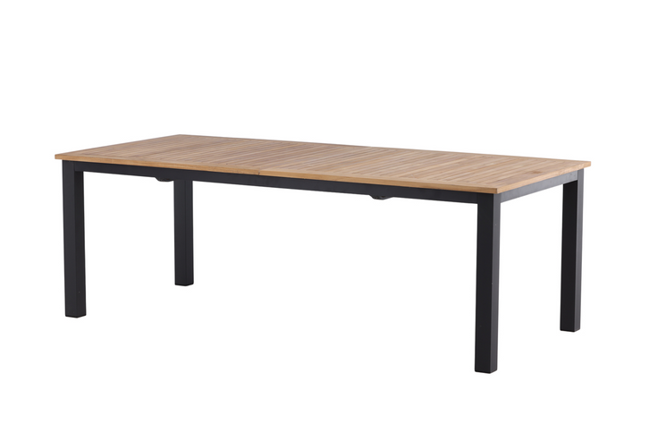 Venture Home Panama Rektangulärt Matbord Utomhus Svart 75 x 224 x 100