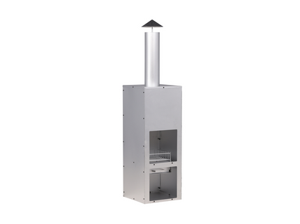 Venture Home Makarima Eldstad 45 x 45 x 199 Silver