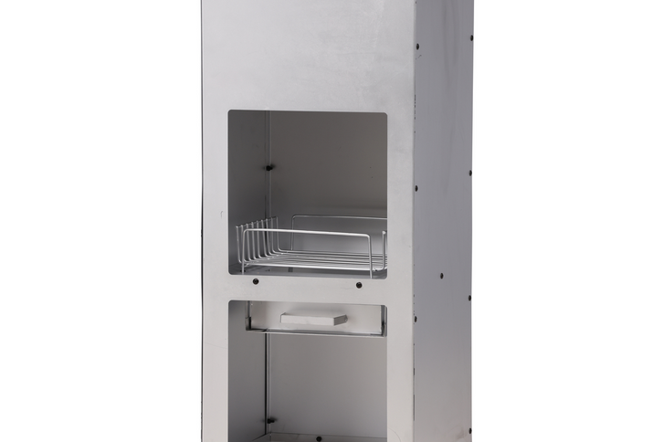Venture Home Makarima Eldstad 45 x 45 x 199 Silver