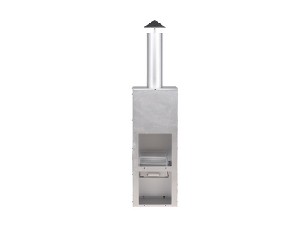 Venture Home Makarima Eldstad 45 x 45 x 199 Silver