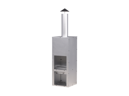 Venture Home Makarima Eldstad 45 x 45 x 199 Silver